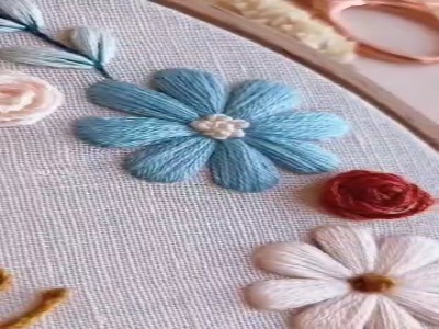 گلدوزی شیک و ساده!