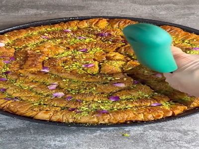 آموزش باقلوا استانبولی به روش بازاری