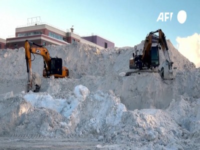 شدیدترین برف مسکو در دو قرن اخیر