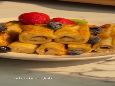 فرنچ تست رولی خوشمزه!