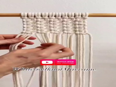 مکرومه بافی جالب