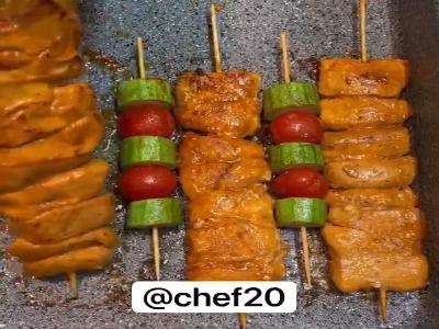 توی تابه جوجه کباب درست کن