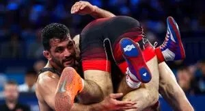 حسن یزدانی با شکست سنگین برابر آمریکا نقره گرفت/ ویدئو