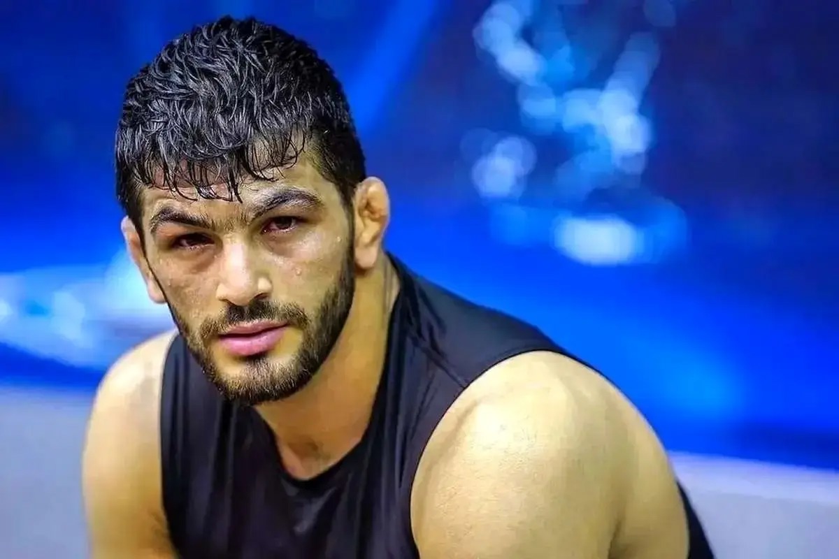 تصاویری از حسن یزدانی در مقابل حریف آمریکایی او