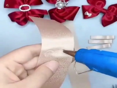 پاپیون خوشگل با روبان