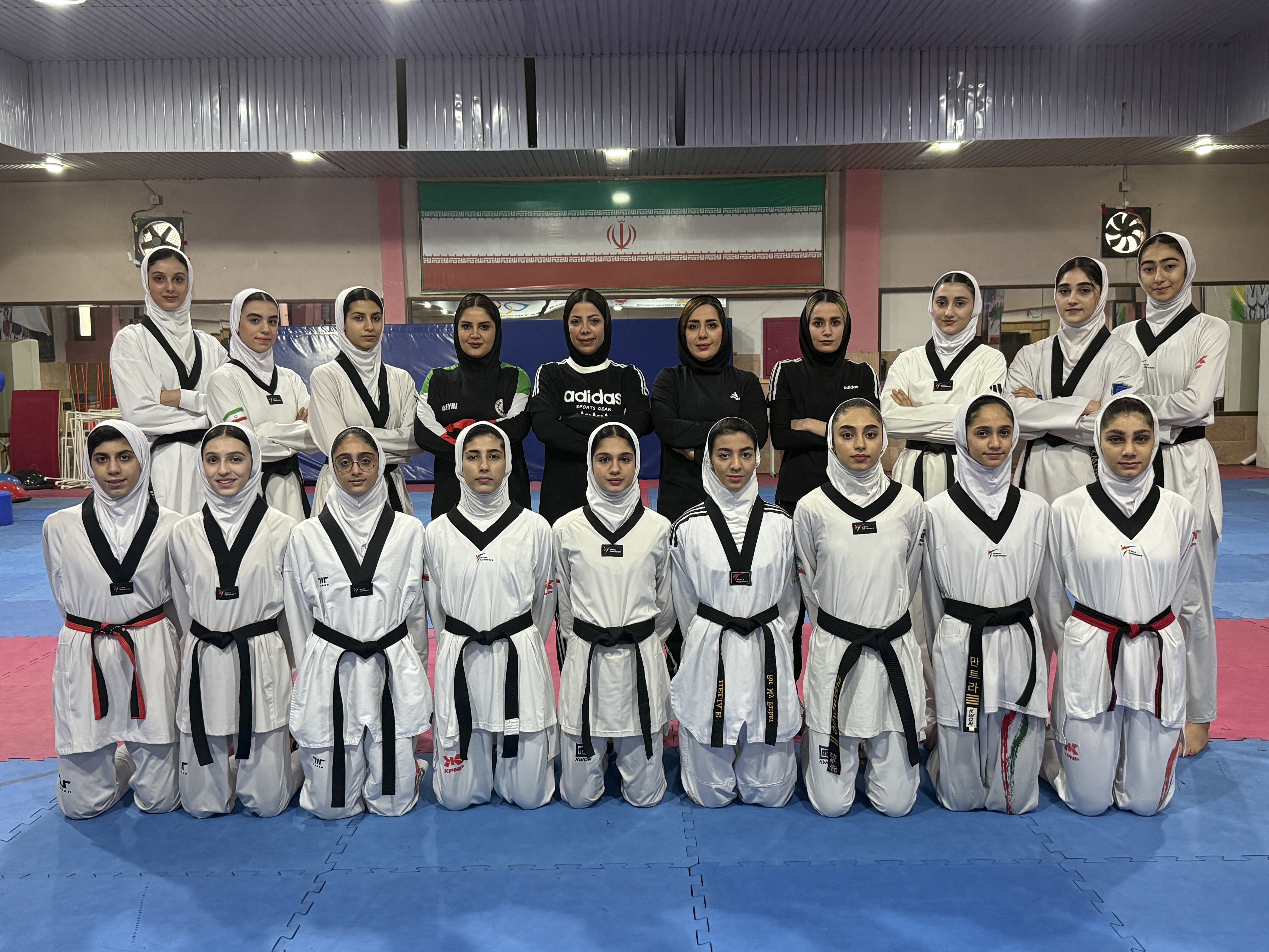 آغاز اردوی تیم دختران نوجوان در خانه تکواندو