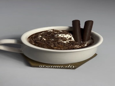 هات چاکلت غلیظ و خوشمزه