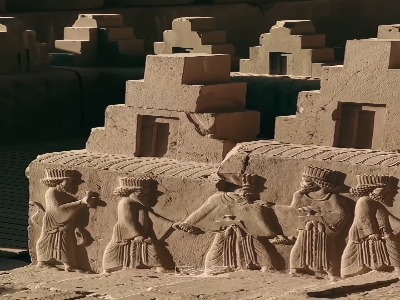 نقش‌برجسته های پلکان ورودی کاخ سه دروازه ،تخت جمشید