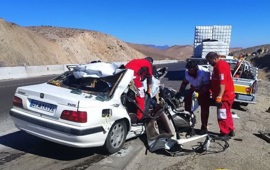 سانحه مرگبار رانندگی در آزاد راه اصفهان - نطنز ۶ کشته داشت