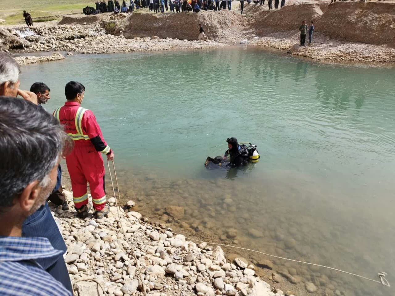 غرق‌شدن ۵ نفر در سد خاکی کمیجان