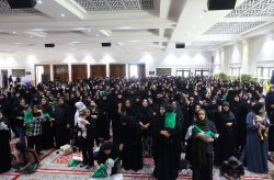 سوگواری مادران کیش در غم شهادت طفل ۶ ماهه کربلا