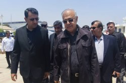 استاندار و مسئولین استان هرمزگان وارد جزیره کیش شدند