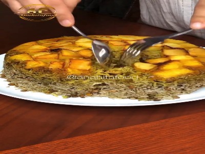 عدس پلو غذای محبوب ایرانی ها!