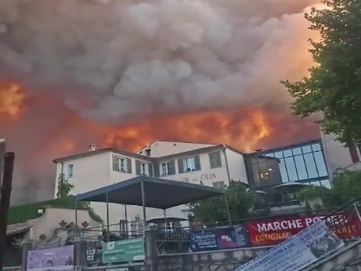 آتش‌، جنوب فرانسه را به خاکستر تبدیل کرد