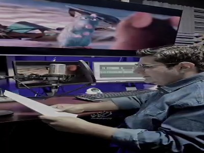 پشتِ صحنه دوبله «موش سرآشپز» با احسان مهدی در سال ۱۳۸۵