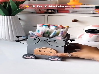 جامدادی و نگهدارنده گوشی خلاقانه