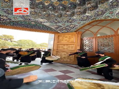 حضور دسته‌های عزاداری در ظهر شهادت امام حسن عسکری(ع) در حرم حضرت معصومه(س) | آخرین خبر