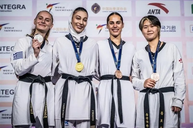 تکواندو آزاد زنان جهان؛ ساغر مرادی طلایی شد، حذف ناهید کیانی و محمدی در روز پایانی