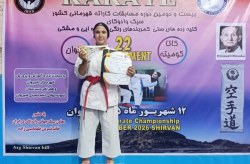 کسب دو مدال طلا  توسط کاراته‌کای کیش در مسابقات قهرمانی کشور