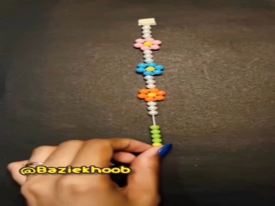 دست‌بند دخترونه گل گلی