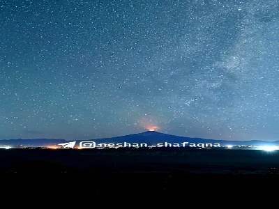 دروازه ای به جهنم در دل کوه