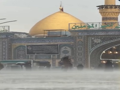 بارش باران در بین‌الحرمین