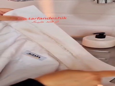 از بین بردن لکه یقه و سر آستین لباس