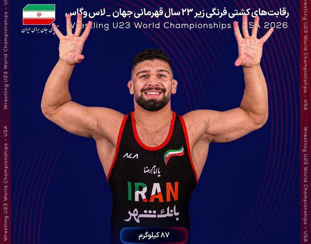 قهرمان کشتی فرنگی:این مدال برای مردم ایران است
