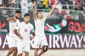 پیروزی قاطع تیم ملی فوتبال ساحلی مقابل عمان