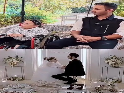 ویدیوی ازدواج این زوج با یک داستان خاص وایرال شد