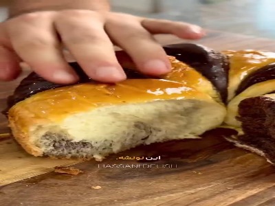 نان زبرا دو رنگ
