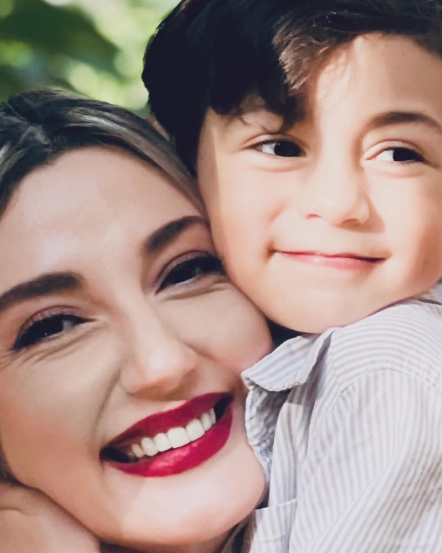 چهره ها/ حدیث میرامینی در کنار پسرش برنا