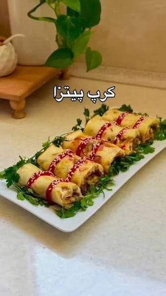 پیتزا کرپ تابه‌ای، سه سوته و جذاب