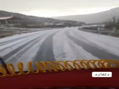 بارش تگرگ در استان کرمان