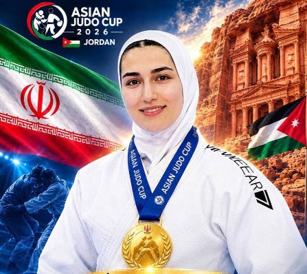 ادامه درخشش جودوکا‌های ایران در جام آسیا؛ بربط طلایی شد
